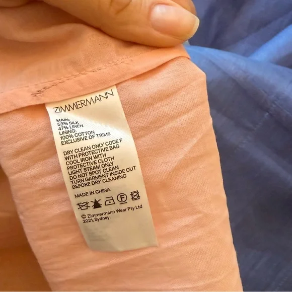 SOLD * Zimmermann Postcard Ombre Strapless Maxi Dress - Picture 5 of 9